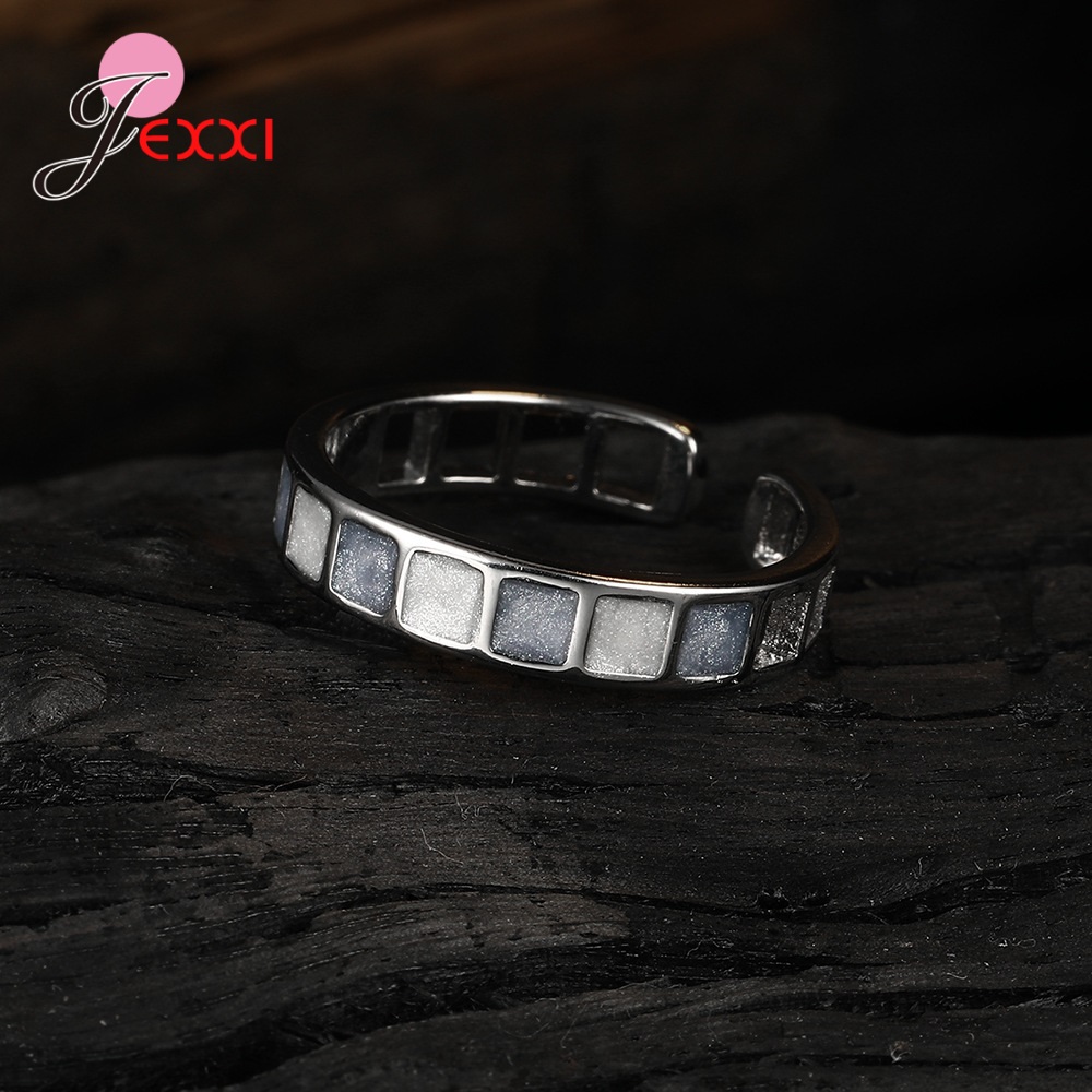 925 Sterling Zilver Elegante Temperament Ringen Sieraden Verjaardag Jubileumcadeau Voor Vrouwen Meisjes