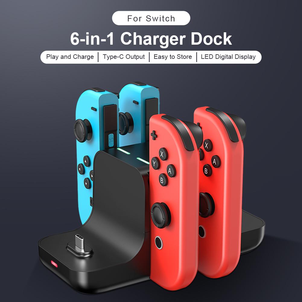 Charging Base Power Supply And Adapter Controller Charger Dock Station Charging Base For 4Joy-Cons