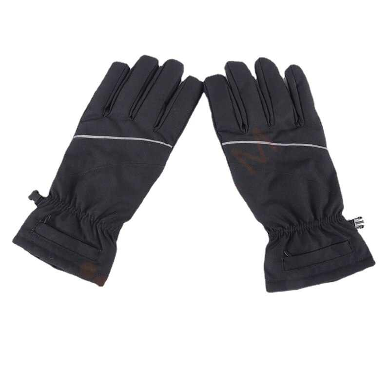 Winter Gloves Electric Motorcycle Heated Gloves Thermal Guantes Gloves Touch Screen Battery Powered MTB Riding Heating Gloves