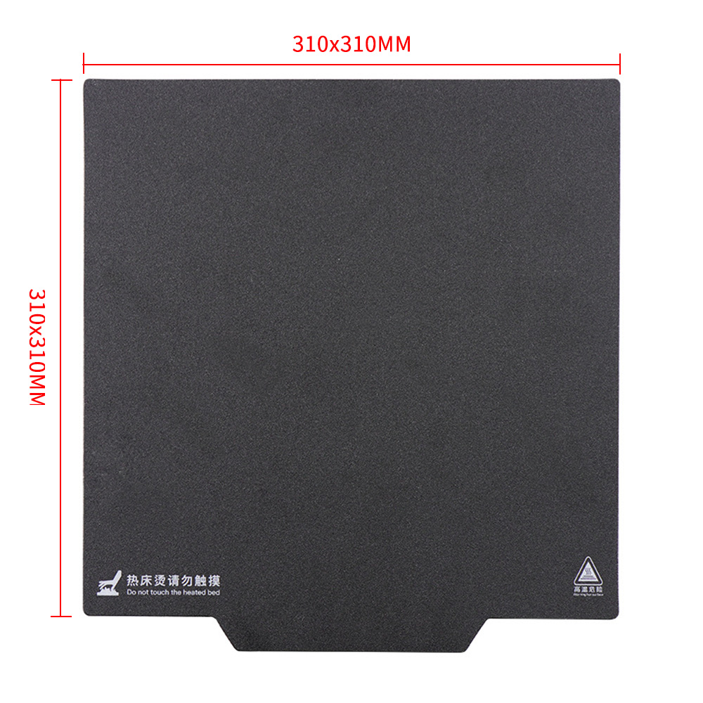 Anet – tapis de Table magnétique , bande autocollante douce pour A8 ET4 Ender 3 CR10 Mage S KP3S, pièces d&#39;imprimante 3D: 310X310MM