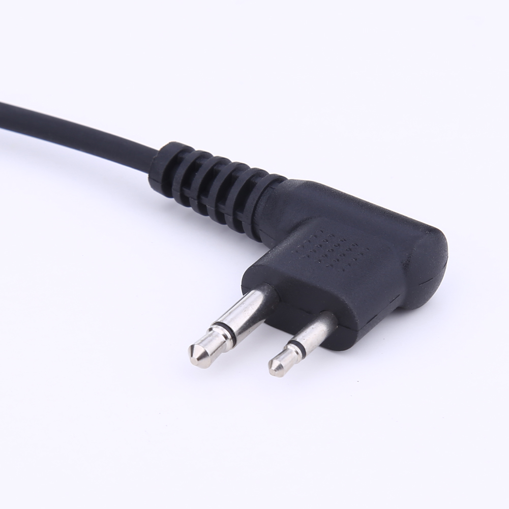 1m Luft schlauch Ohrhörer Headset für Walkie Talkie 2-poliger Ohr haken Ohrhörer Ersatz für Motorola CB Radio CP88 CP040 CP100 CP110