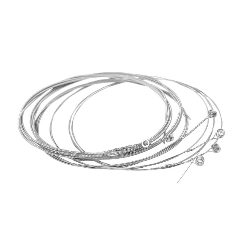 6 Stks/set E101 Elektrische Gitaar Snaren Steel Core Nikkellegering Wound (.010-.046) Xxuf