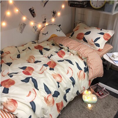 3 Stuks Baby Beddengoed Set Leuke Dier Katoen Wieg Beddengoed Kit Cartoon Omvat Kussensloop Laken Dekbedovertrek Zonder filler