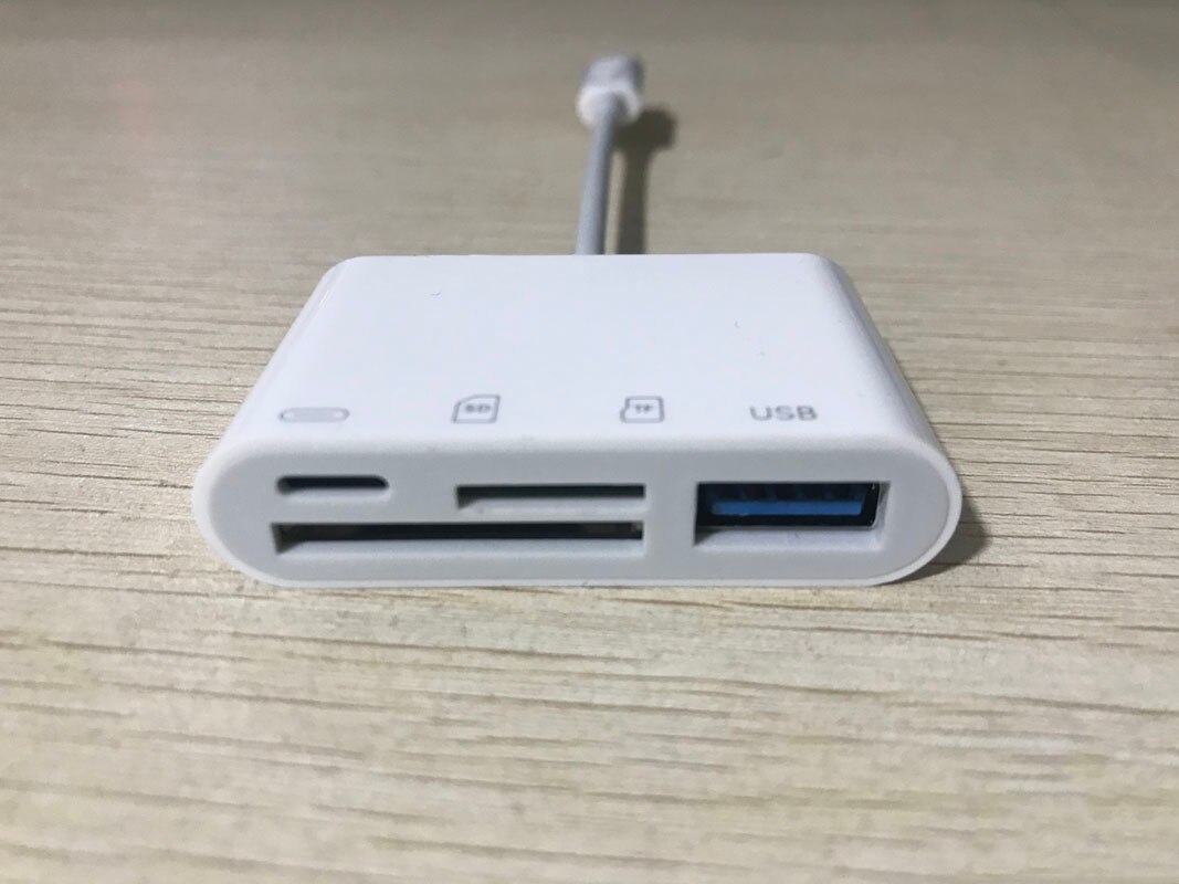 Ios 13 telefon sd tf hukommelseskortlæser usb mus u flash disk drev otg adapter til iphone 11 pro max x xs max  xr 6 7 8 plus ipad
