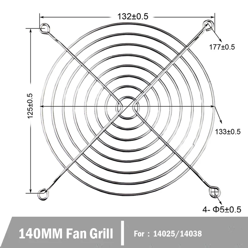 10PCS Cooling Fan Guard Metal Grill Computer Fan Grill Cover 30mm 40mm 50mm 60mm 70mm 80mm 90mm 120mm 135mm 140mm 170mm 200mm: army green