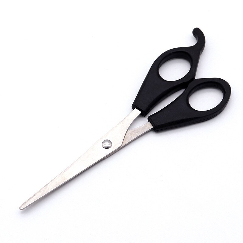 Stainless Steel Hairdressing Scissors Scissors Short Flat Cut Bangs Scissors Hairdressing Tools Family Hairdressing Scissors: black cutting