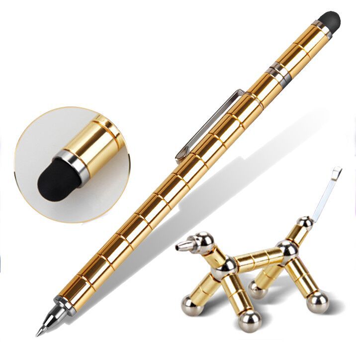 Touch Pen Voor Telefoon Magnetische Pen Metalen Magneet Modulaire Denken Inkt Speelgoed Stylus Pen Voor Iphone Ipad Decompressie Speelgoed Polar pen