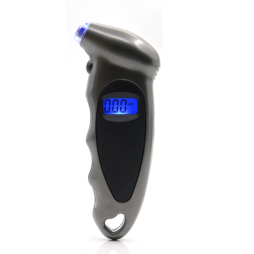 Bandenspanningsmeter 0-150 Psi Backlight Hoge Precisie Digitale Bandenspanning Monitoring Auto Bandenspanningsmeter: Tire Gauge Gray