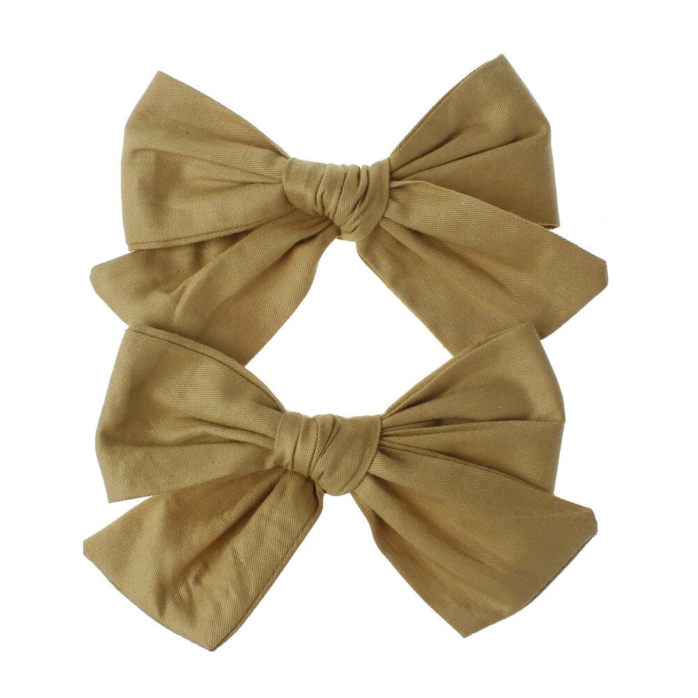 Baby Hair Clips For Girls Floral Hairgrips Bows Kids Hair Pins Lattice Barrettes Cotton infant Hairpin Handmade Accessories 2Pcs: 23