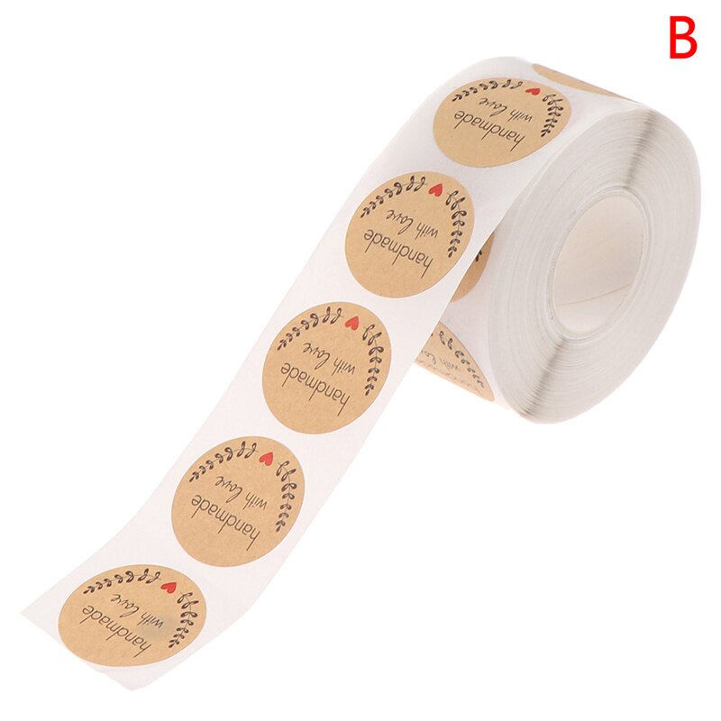 500Pcs/roll Thank You Sticker for seal label scrapbooking sticke decoration X: B