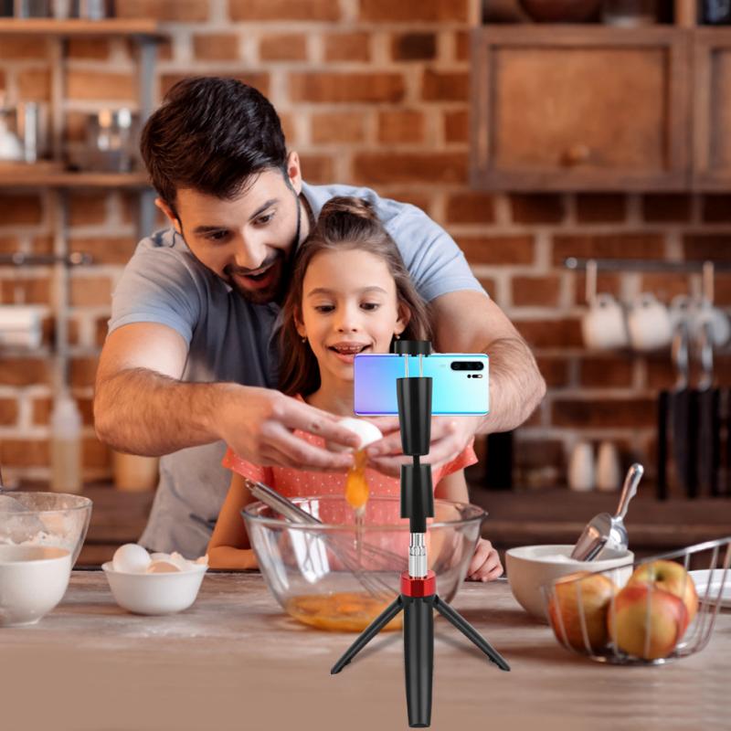 3-In-1 Selfie Stick Met Statief Draadloze Bluetooth Mobiele Telefoon Houder Draagbare Mini Bluetooth Selfie Stok In voorraad