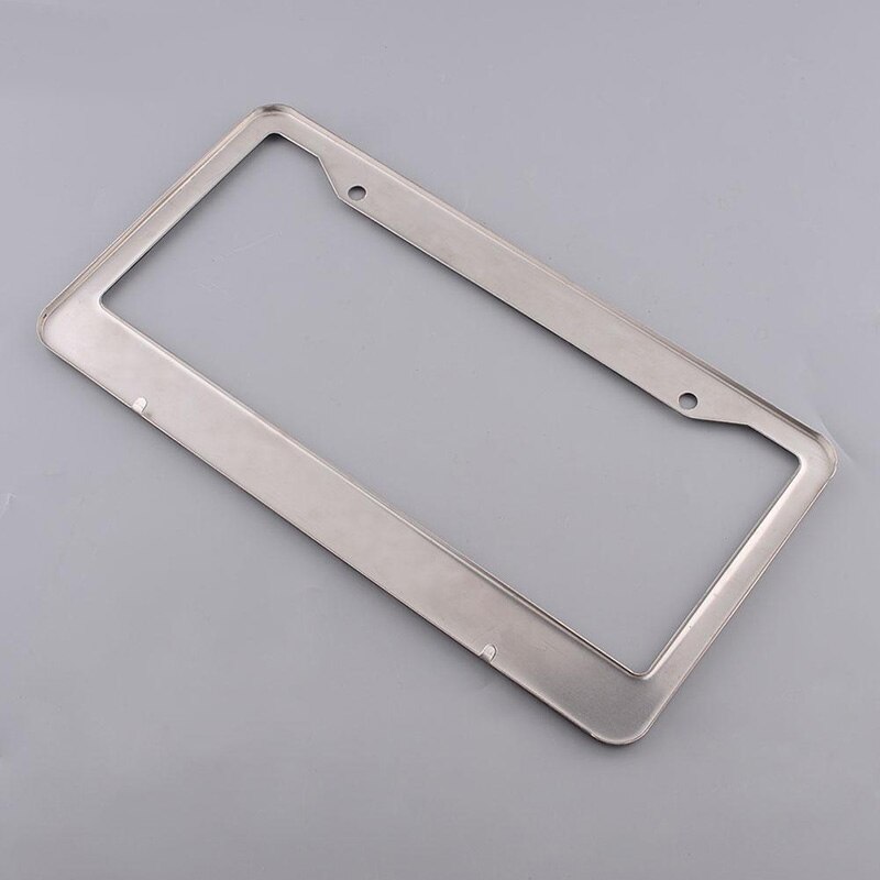 Marco para matrícula de número de cristal ostentoso de lujo de Metal Noble de acero inoxidable