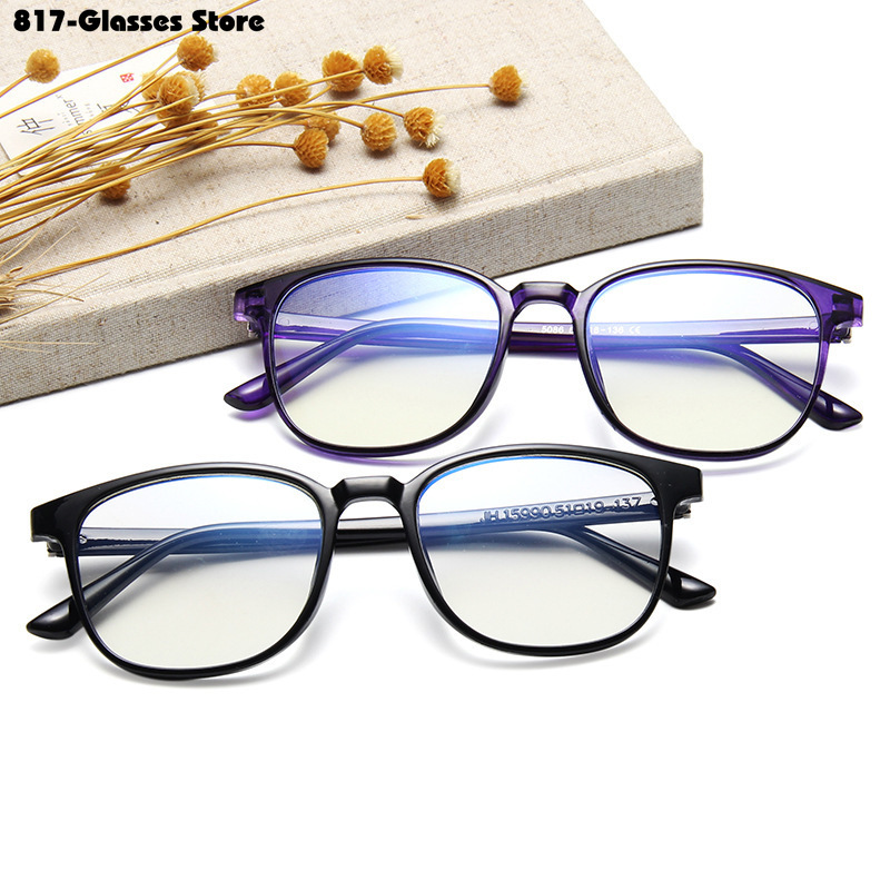 Blaulicht-blockierende Brille, Computerbrille, großer Rahmen, Strahlenschutz für Männer und Frauen