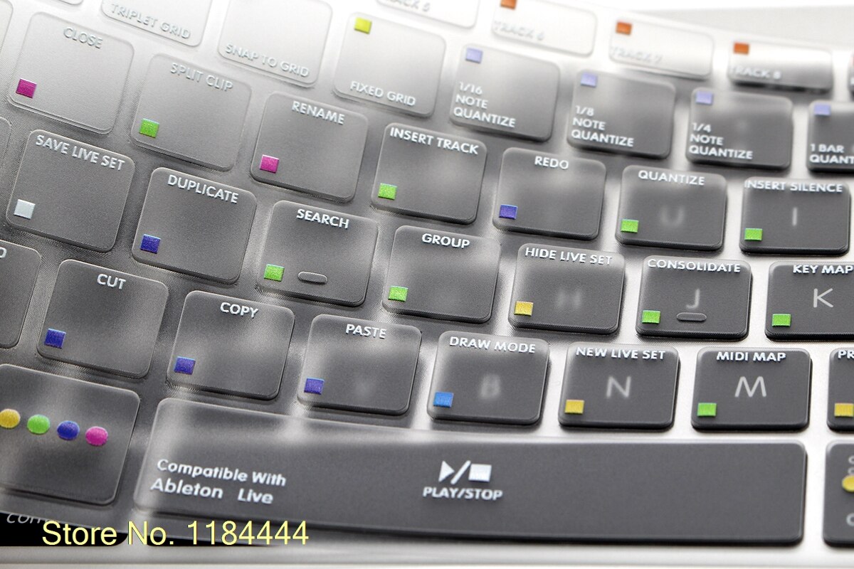 Ableton Live Shortcut Key Functional For MacBook Pro 13 Air 13.3 Pro 15 RetinaTPU Backlight Keyboard Cover Skin Protector