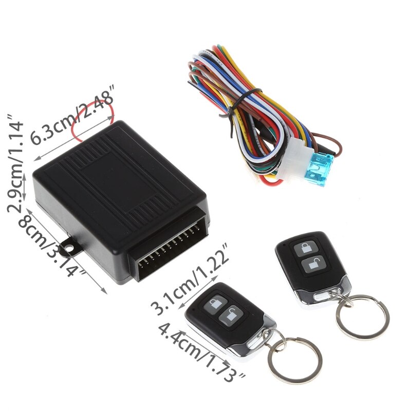Car Alarm System Auto Remote Central lock Kit Door Lock Keyless Entry System