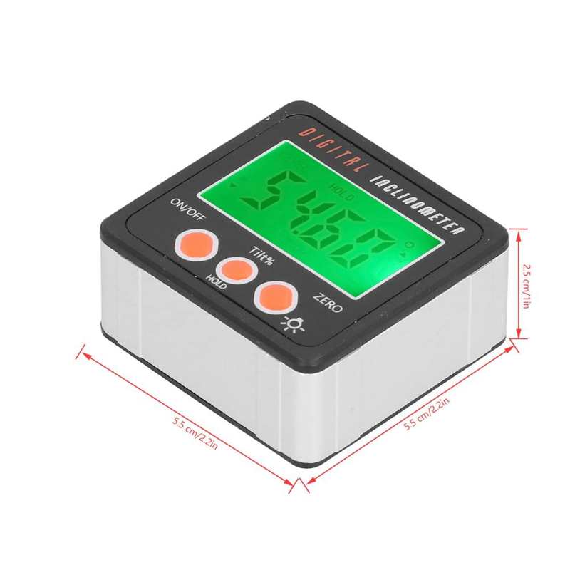 Angle Finder Gauge Digital Angle Finder Gauge Small Electronic Protractor Magnetic Angle Level Finder