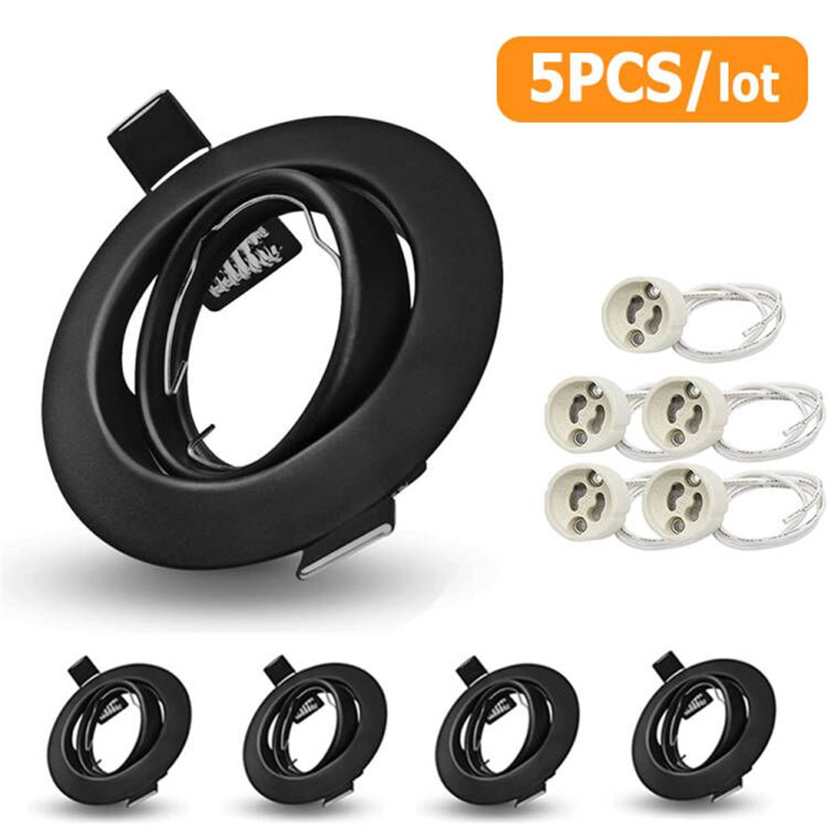 Lampada da incasso a soffitto a portato per faretto con cornice regolabile Sig16 GU10 Lampadina da incasso con ritaglio 70mm: RGB