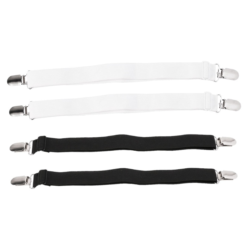 2Pcs Sheet Grippers Straps Fasteners Hold Grips Elastic Clips Gripper Bedspread