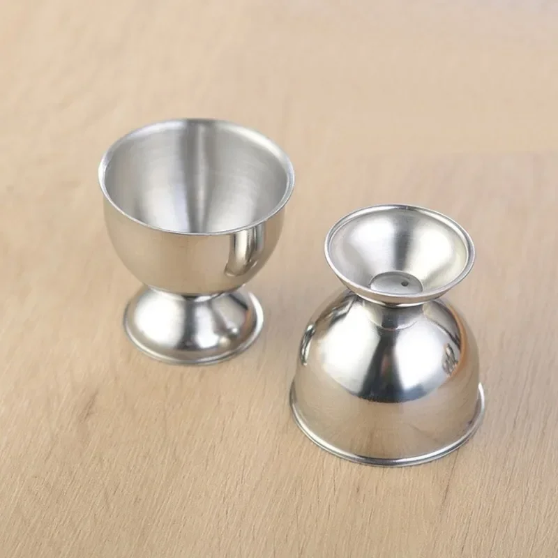 Aço inoxidável Egg Holder, Caviar Cup, Breakfast Egg Holder, Banquete Suprimentos, Acessórios de Cozinha, 1Pc
