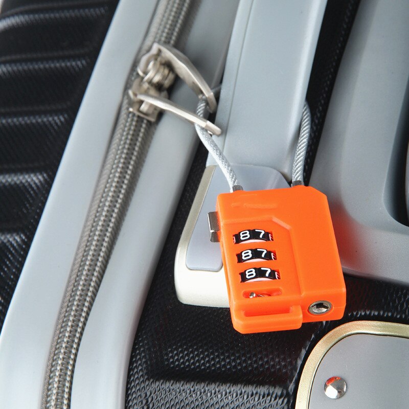 Mini 3 Dial Digit Number Code Resettable Security Password Combination Security Travel Safe Lock For Padlock Luggage Lock Of Gym: 1PCS1
