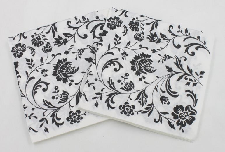 20 stk / pakke papirservietter blomsterbegivenhed & fest servietter servietter til servietter til dekoration af decoupage: 6
