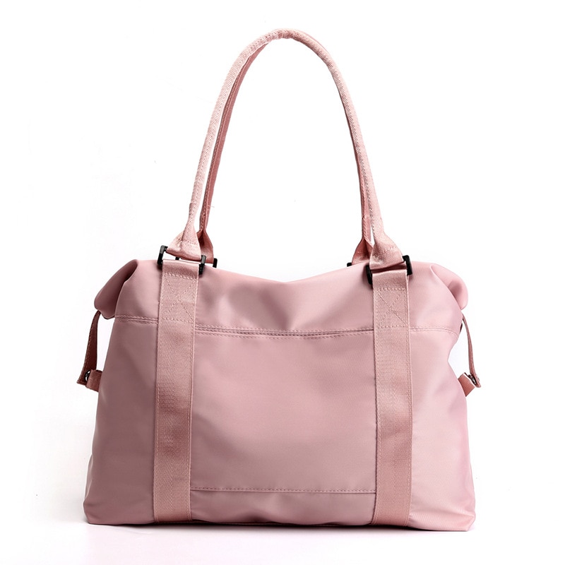 Dames Nylon Grote Capaciteit Tote Bag Vrouwen Effen Kleur Reistas Bolsas De Viaje Mujer Weekendtas