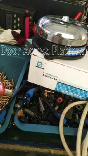 3" inch small size 95mmx55mm time ring Door Bell Ring,Power 220V clock in and clock out all by ring bell sound kit home bell kit