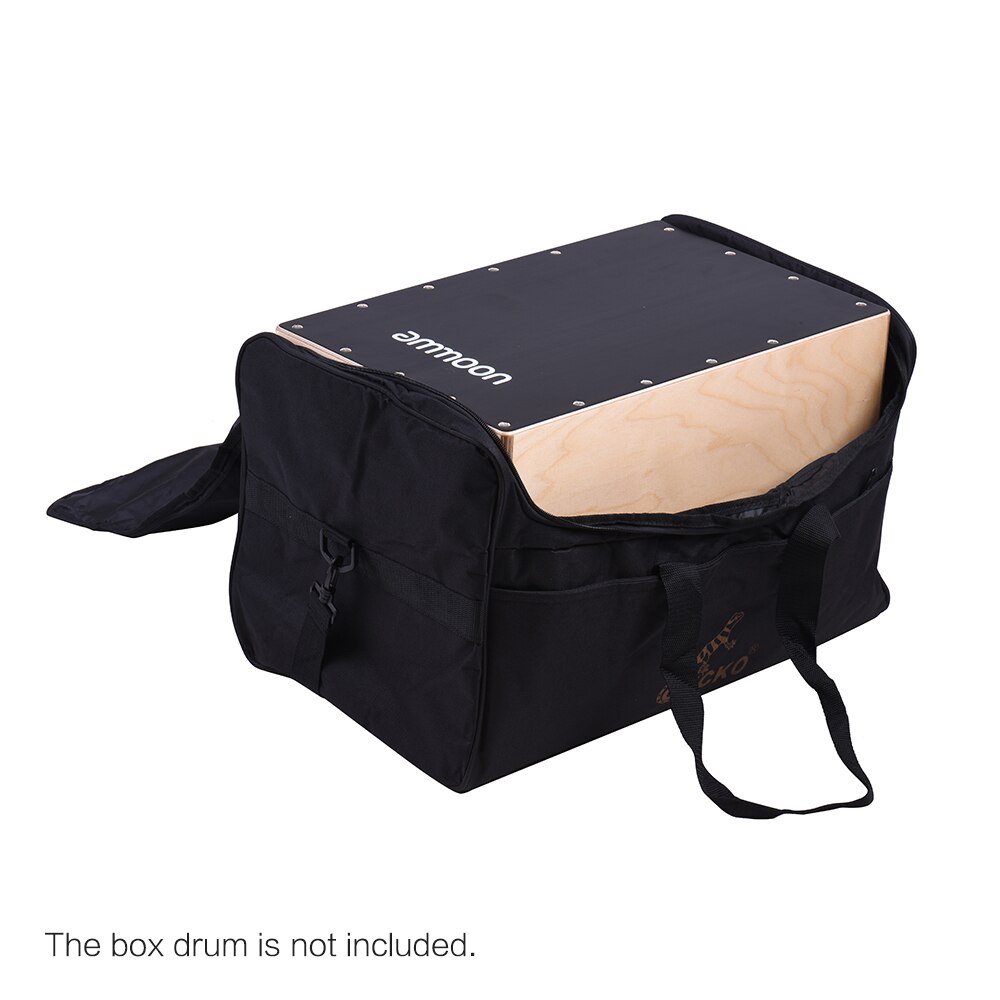 GECKO L03 Standard Adult Cajon Box Drum Bag Backpack Case 600D 5MM Cotton Padding with Carry Handle Shoulder Strap