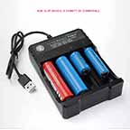 3,7 V 18650 Ladegerät Li-Ionen-Akku USB unabhängiges Laden tragbare elektronische Zigarette 18350 16340 14500 Akkuladegerät