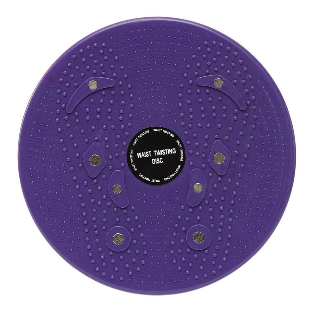 Talje vridning disk balance træningsudstyr til hjemmet krop aerob roterende sports magnetisk massageplade træning wobble: Lilla