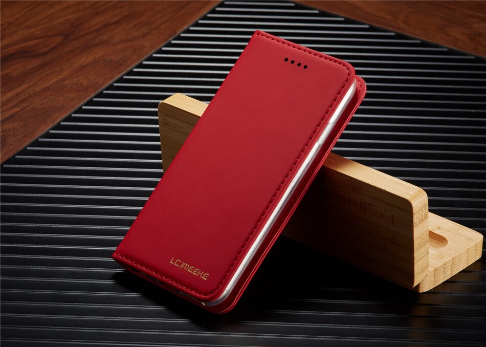 Geschikt voor huawei telefoons hoesjes voor huawei  p30 voor huawei  p30 pro voor huawei  p30 lite of nova 4e hoesje flap leren hoesje: Voor huawei  p30 pro / Rood