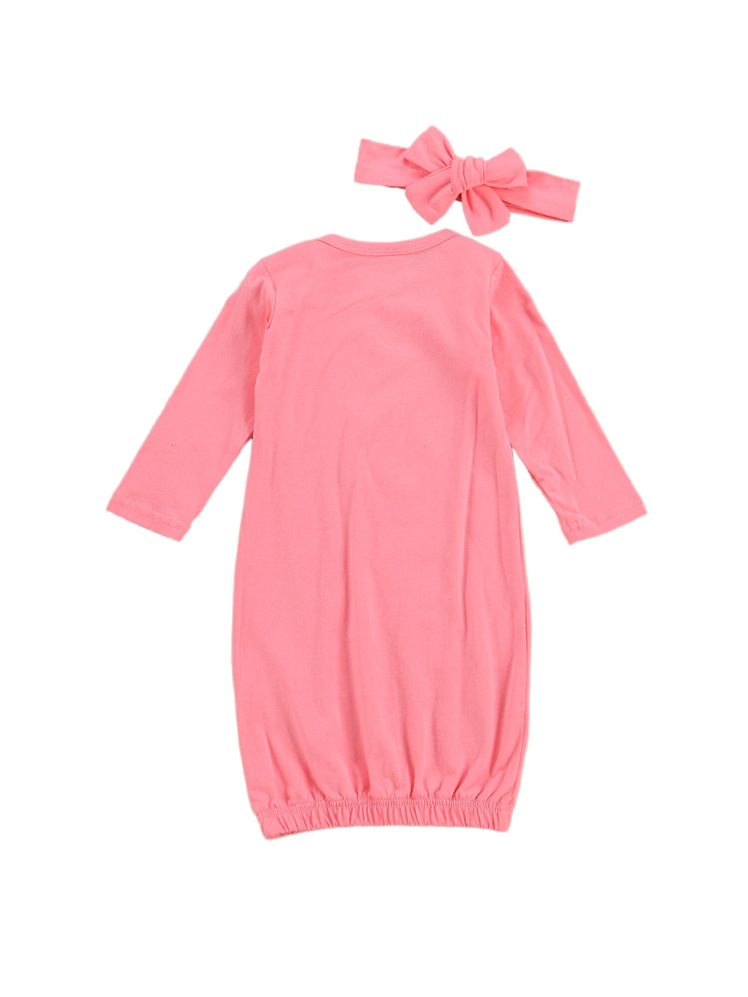 Citgeett enfant en bas âge bébé filles garçons ensemble de sommeil lettre imprimer à manches longues col rond dormir + couleur unie bandeau printemps automne vêtements