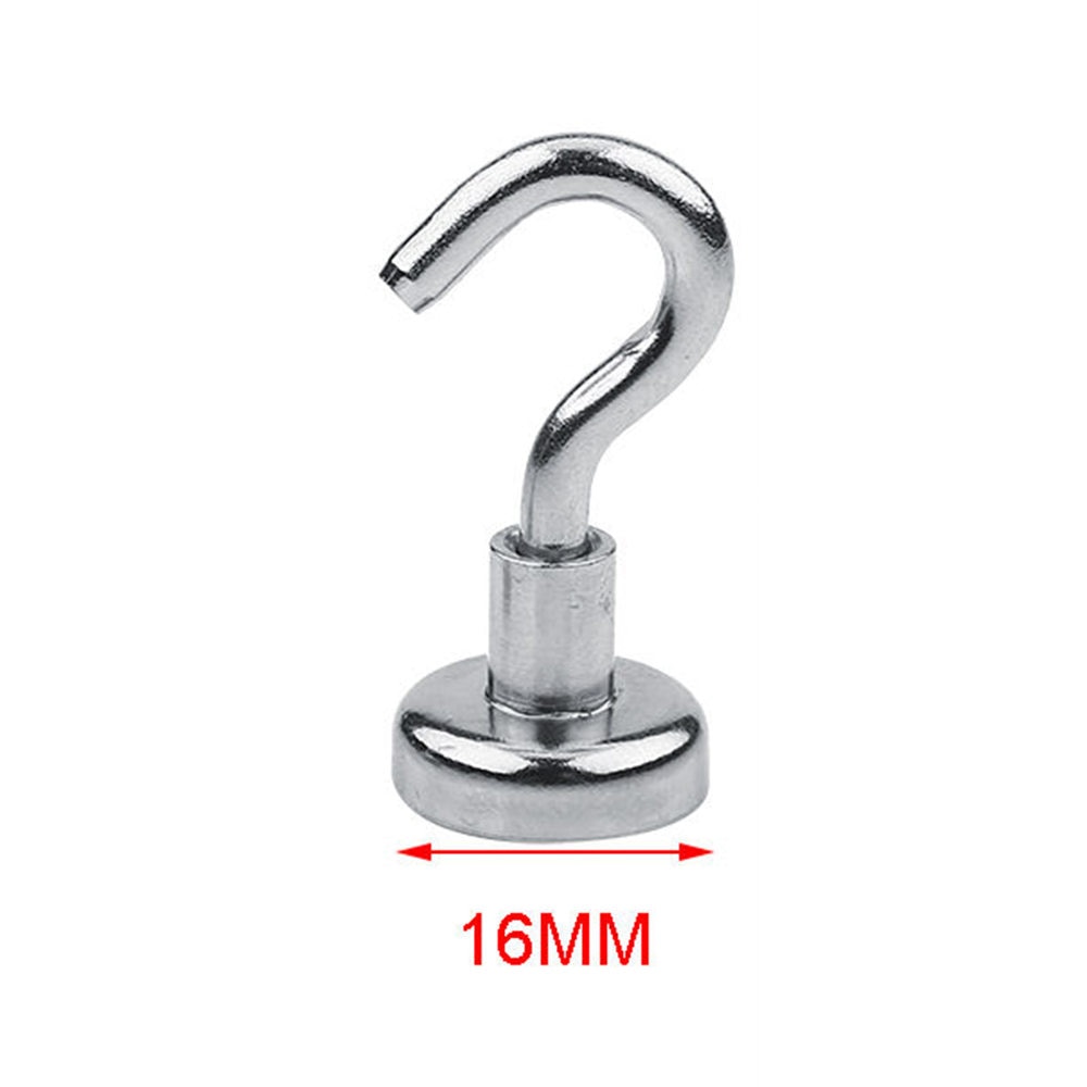 10Pcs/Pack 2/3/5.5KG Neodymium Magnet Hook Super Power Strong Magnetic Cup Hanging Hangers Heavy Duty Hooks for Home Kitchen