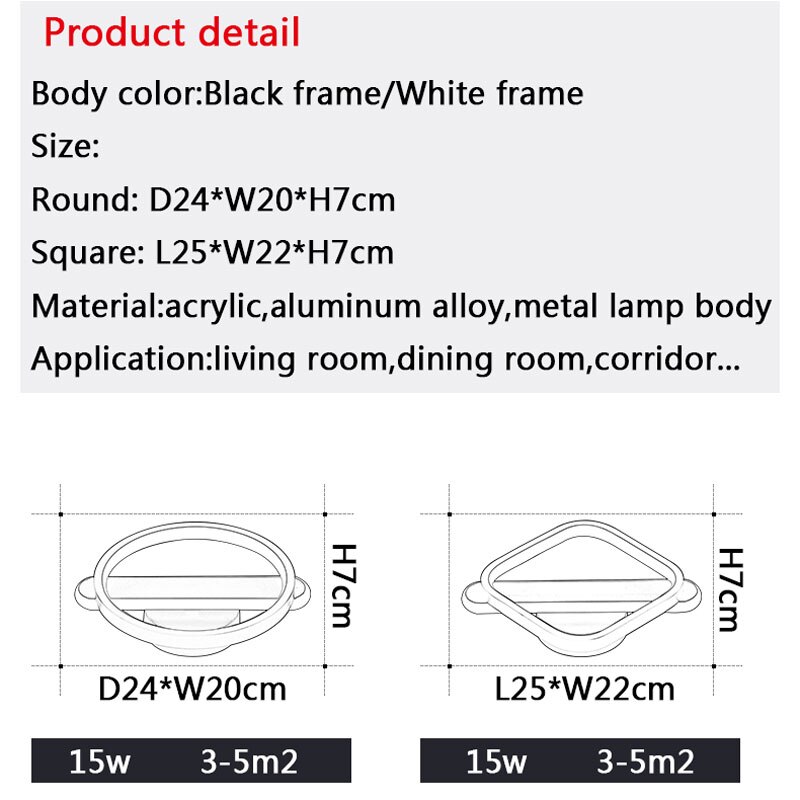 Moderne led-kroonluchter voor gang, slaapkamer, woonkamer, hal, keuken, plafondkroonluchter, acrylverlichting, lamparmaturen