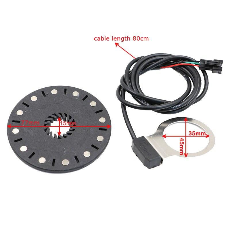 12 Magnetische Punt Pas Sensor Ebik Power Pedaal Pas Systeem Assistant Kit Fiets Sensor Eenvoudig Te Installeren Speed Sensor Ebike onderdelen