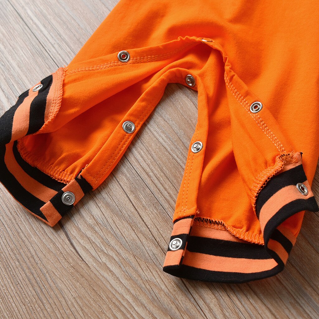 Baby Girls Boys Halloween Pumpkin Clothes Infant Romper Bodysuit Outfits 3m-18m Newborn Overalls Deguisement Halloween Bebe