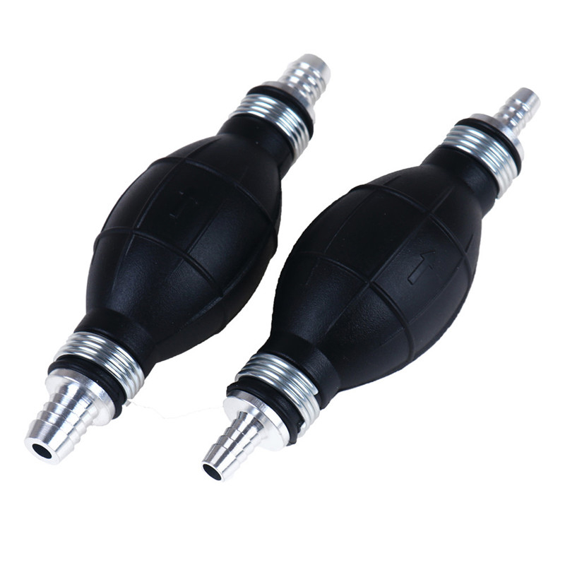 1Pc Hand Fuel Pump Manual Oil Pump Fuel Gas Petrol Transfer Tool For Car Moto Boat Aluminum and Rubber