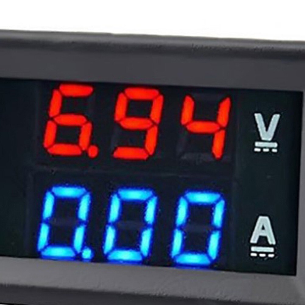 Mini Digital Voltmeter Ammeter DC 10A/100A 100V Voltmeter LED DC Voltage Current Meter Volt Detector Tester Monitor Panel