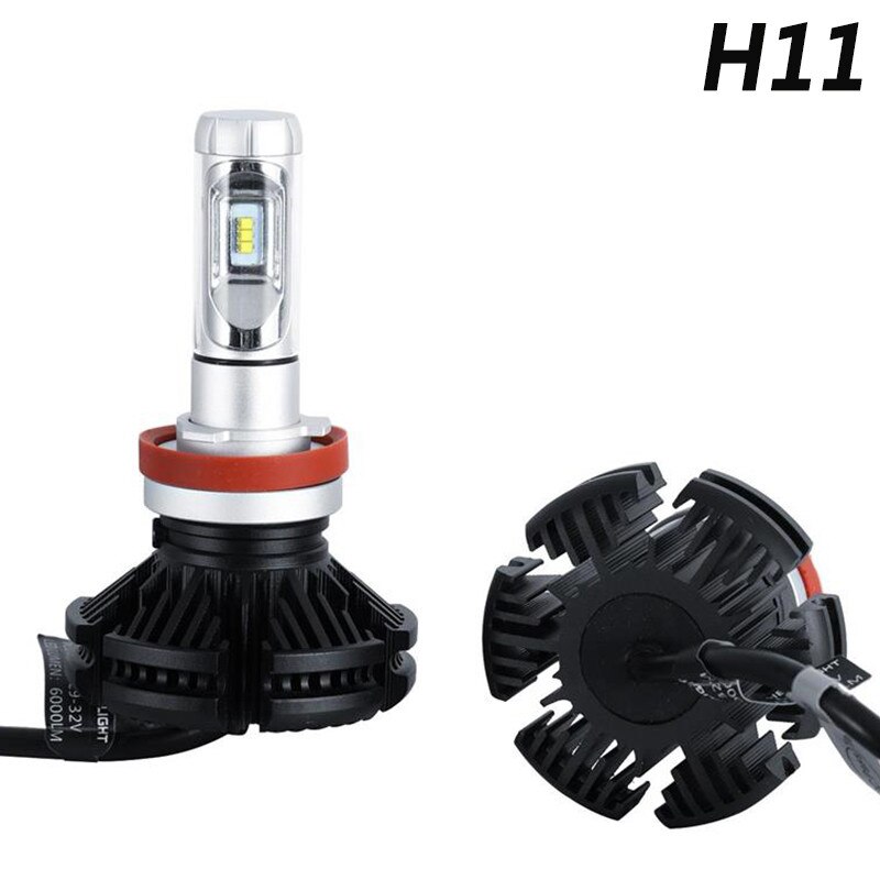 Auto Bausatz LED H7 6500K 8000LM H1 H8 H3 H8 H9 H11 9005 HB4 H13 Auto LED-lampen X3 LED Scheinwerfer 6000LM 50W H4 Birne Helle lampe Licht