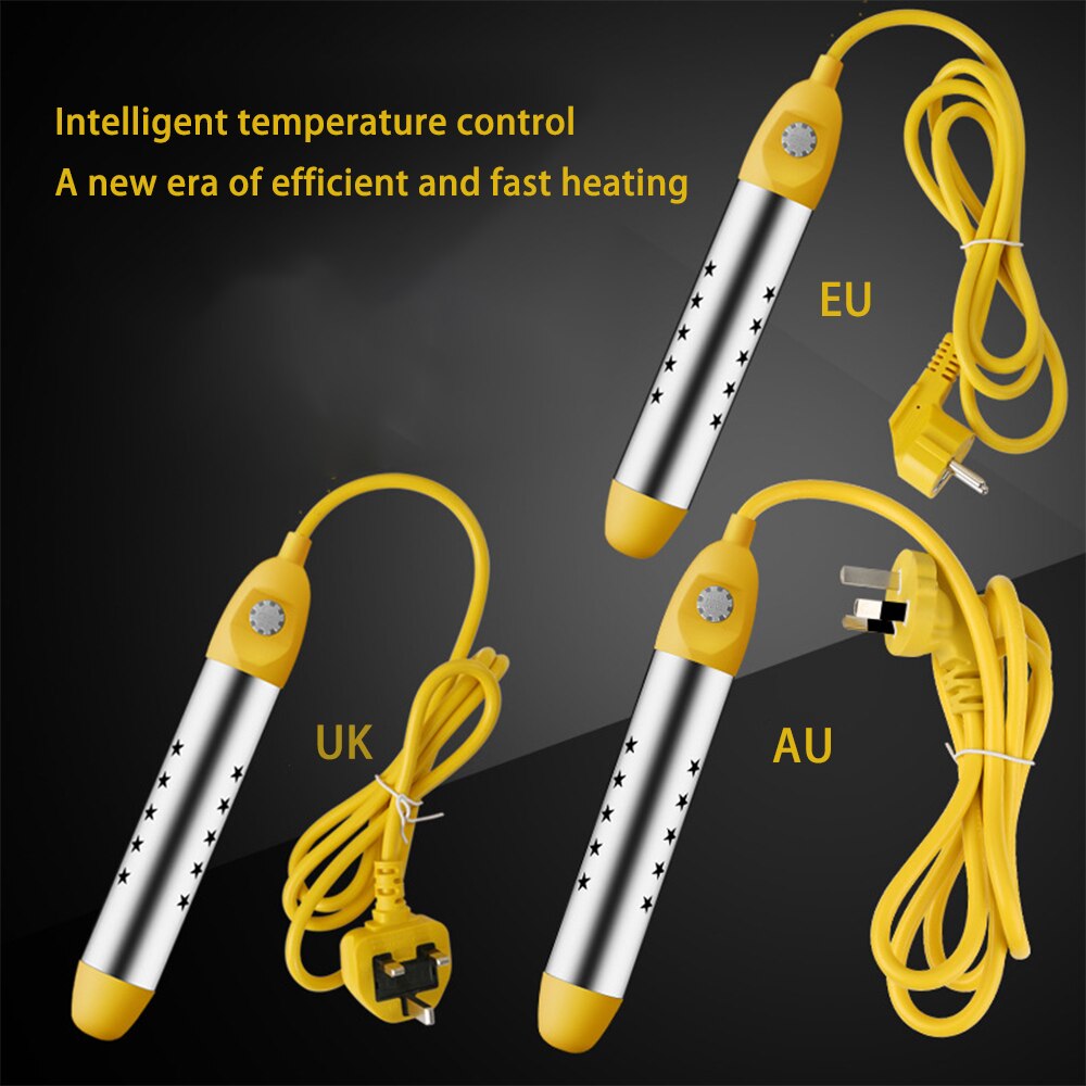 Pool Heater Water Heating Boiler Swimming Solar Bath Tub Immersion Portable Fast Automatic Power Off Intelligent 2000W