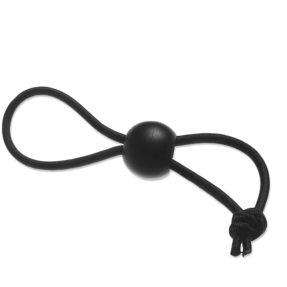 10PCS Black Ball Bungee Pack Shock Elastic Tie Loop Cord Fixing Securing Trailer Ropes Buckle Backpack Accessories Outdoors Tool