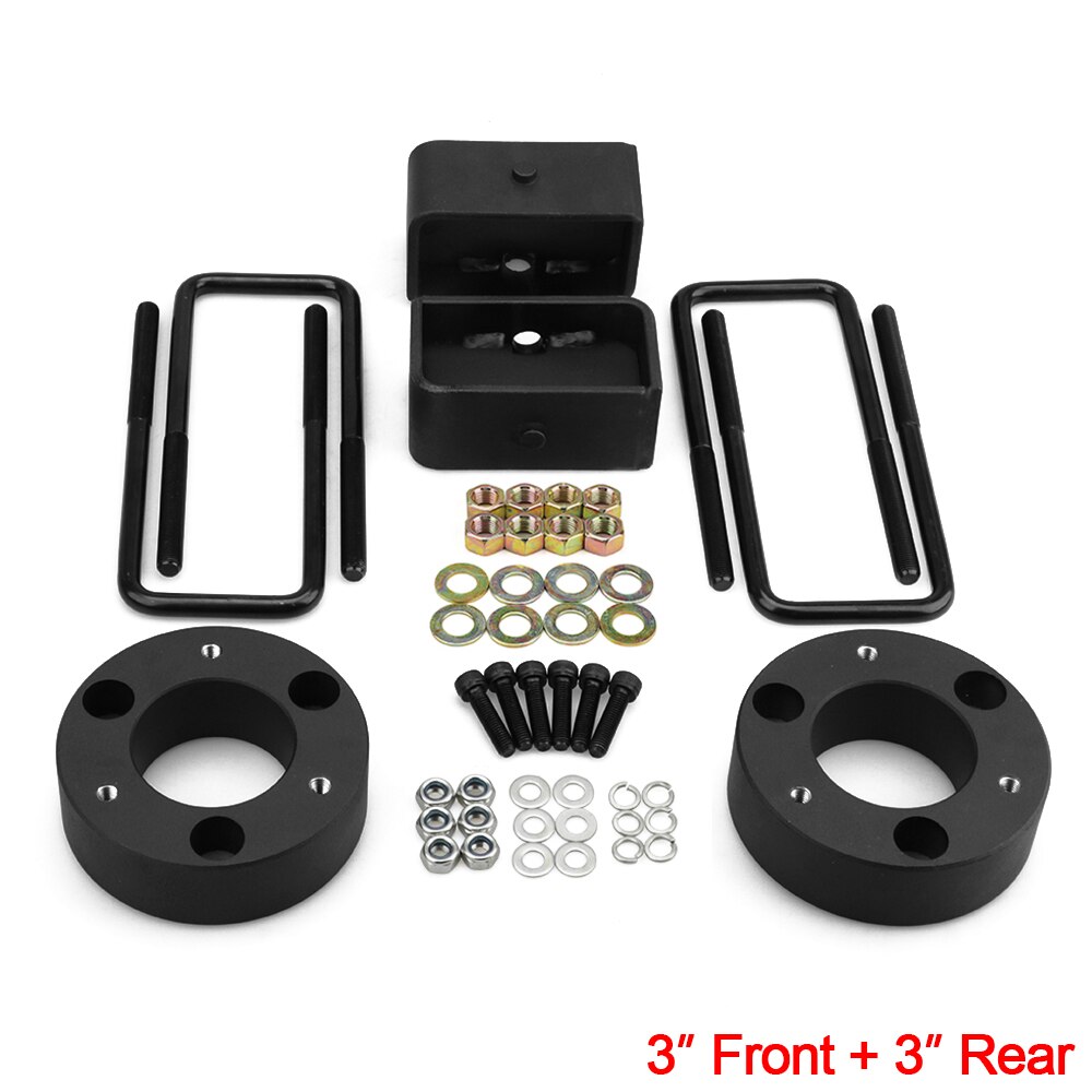 Front and Rear Leveling lift kit for 2007 Chevy Silverado Sierra GMC: Gold