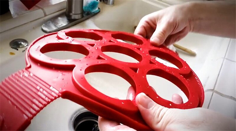 Silikone kageform flippin perfekt pandekager maker skimmel for at gøre perfekte pandekager let