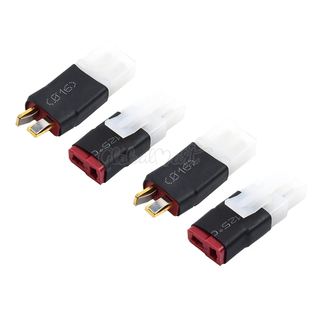 Adaptador de enchufe XT60/T a Tamiya, conversión de batería macho hembra, accesorios de conector Dean, piezas para aviones RC, coches, helicóptero: Negro
