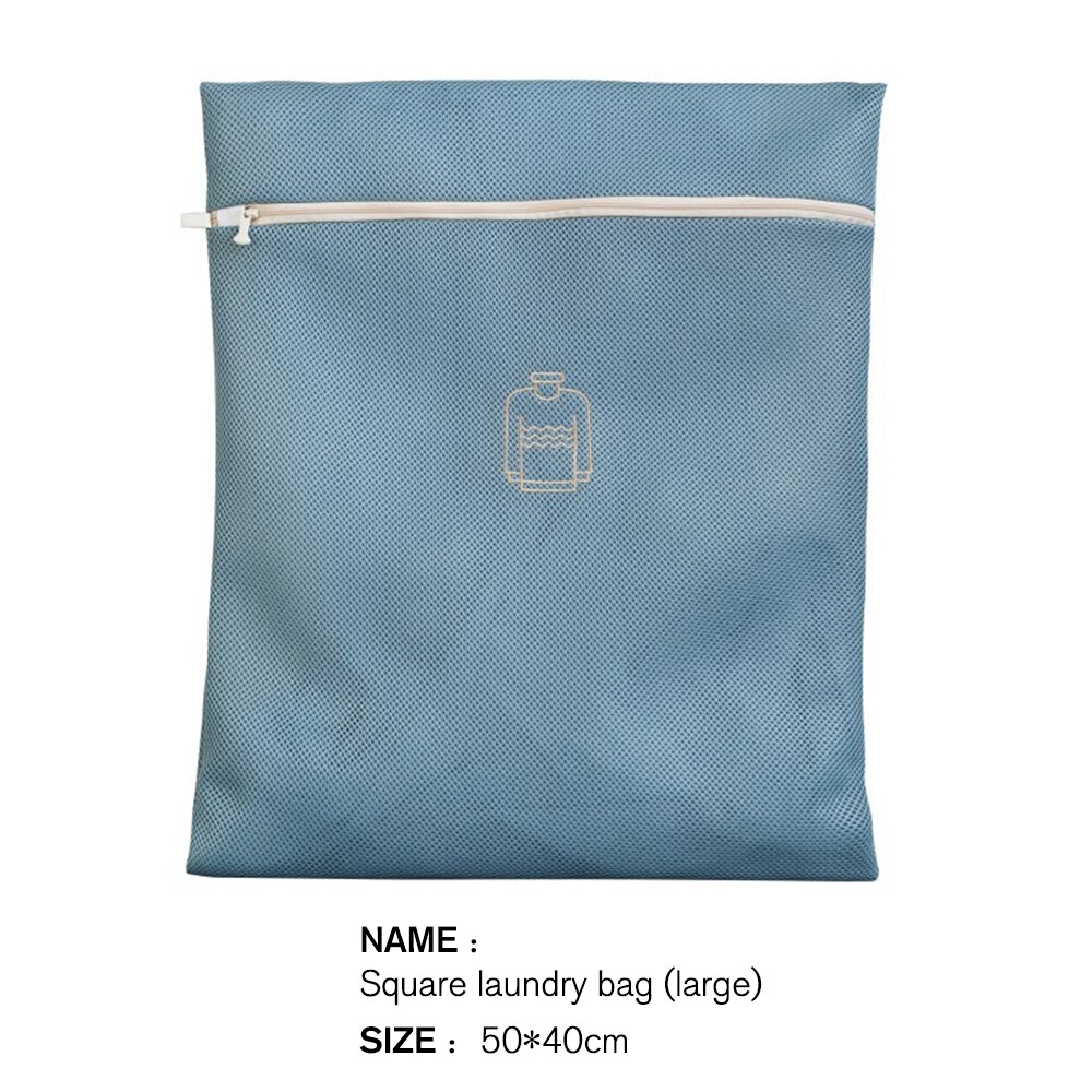 Bolsas de lavandería de viaje antifricción con patrón de estilo mixto bordado grueso: 50x40cm