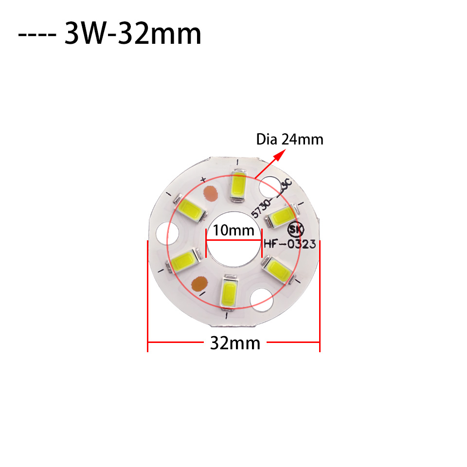 3W 5W 7W 9W 12W 15W 18W 21W 30W 36W LED Bulb Lamp SMD5730 Light Board Led Lamp Panel For DIY LED Bulb Ceiling PCB With LED: Blue / 3w