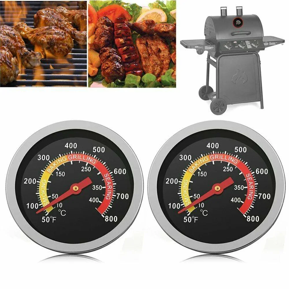 Grilltermometer ovntemperaturmåler 10 ~ 400 ℉~  /50 800 bbq-rygergrilltemperatur 6mm stænger 60 mm/2.36in grillværktøjstilbehør