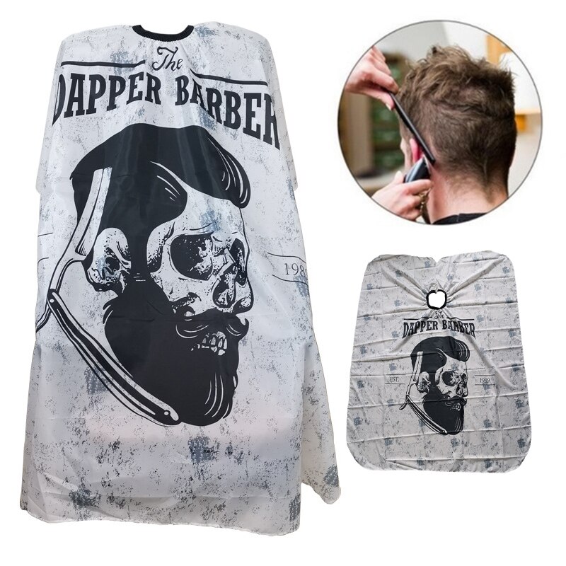 Frisør vandtæt forklæde klippesalon klipning kappe kjole antistatisk barber wrap barber forklæde til voksen 160 x 140cm