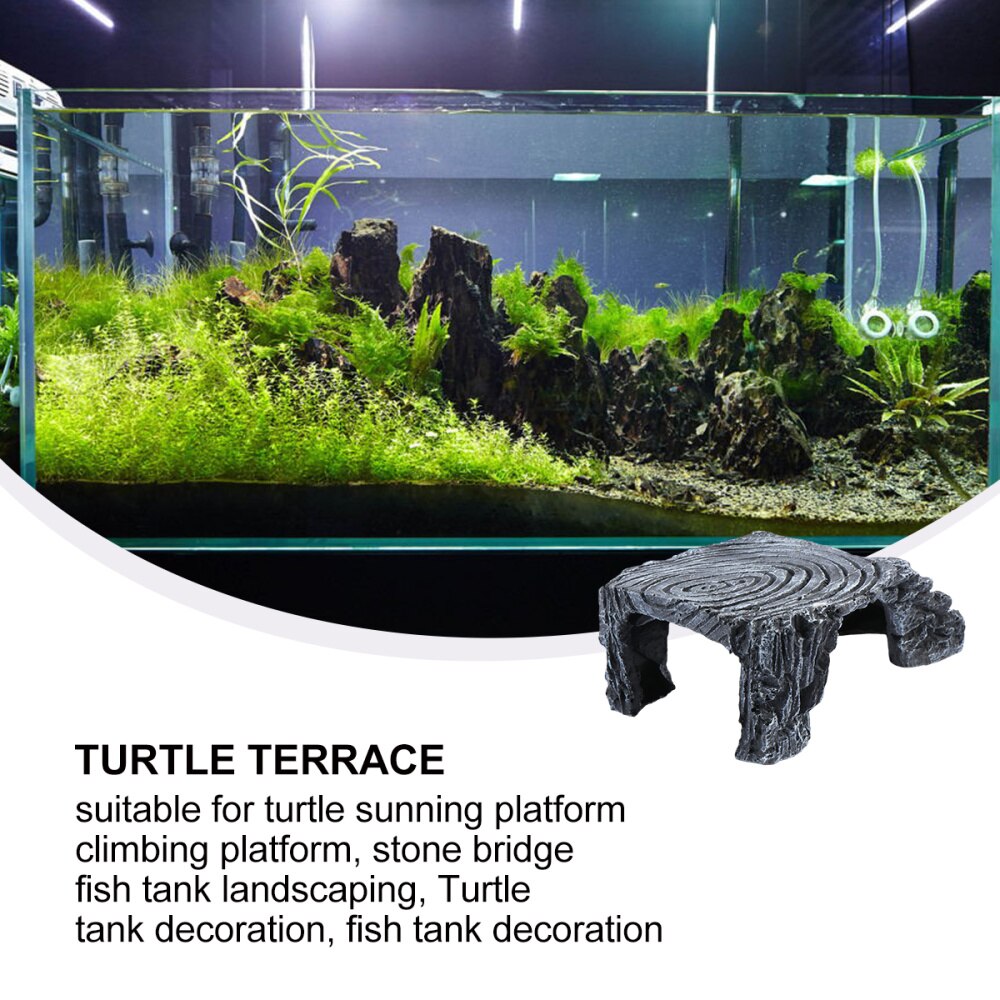 Reptiles Climbing Platform Decoration Aquarium Fish Tank Landscape Ornament