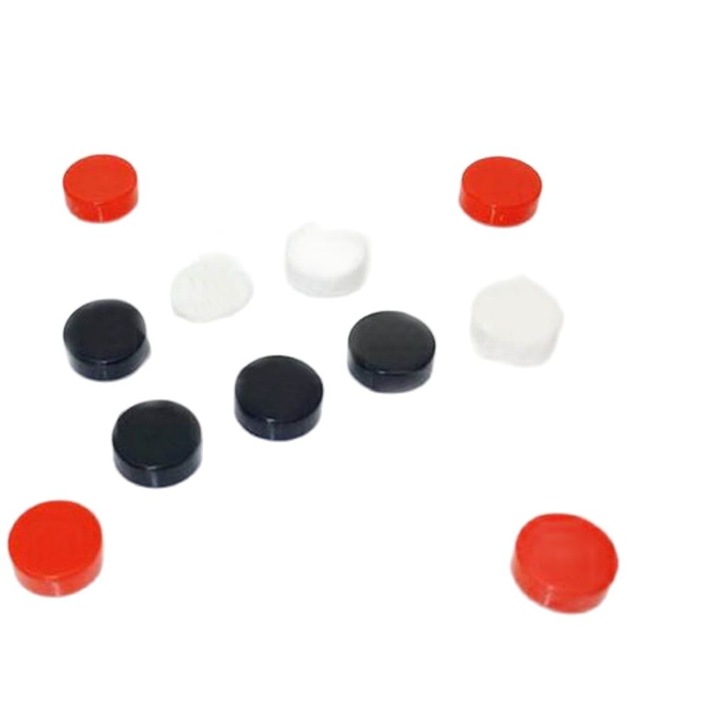 100Pcs 12*4Mm Tactile Switch Knop Cap Drukknop Caps Ronde Cover Voor 12*12*7.3Mm Vierkante Tactile Switches Prijs